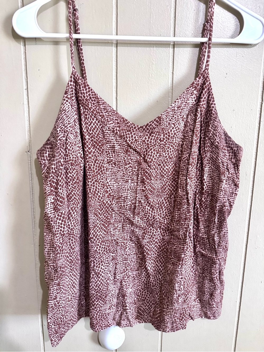 Snake Print Tank Top